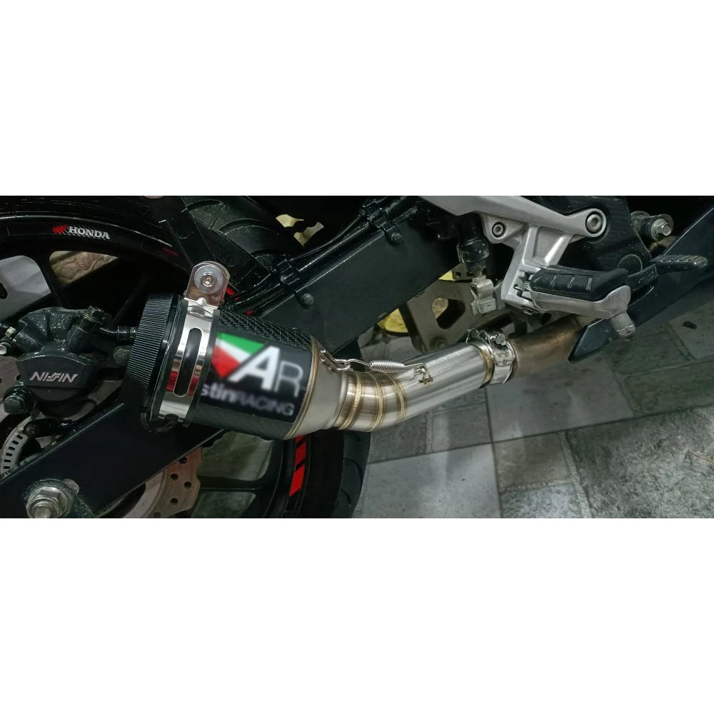   51mm Motorcycle Exhaust Muffler Silencer for NINJA400, Yamaha R1/R3/R6, Z900, CBR600, ADV750