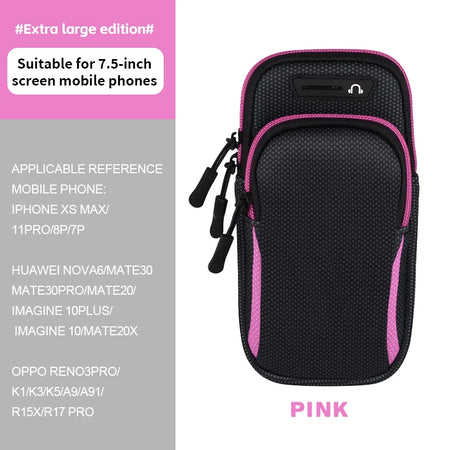 Versatile Sports Phone Pouch Compatible with All Smartphone Sizes
