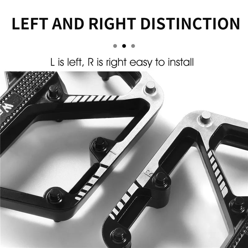 WEST BIKING mountain bike pedals durable alloy body