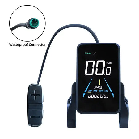 Waterproof IP65 rated YL81F LCD display panel for all-weather riding