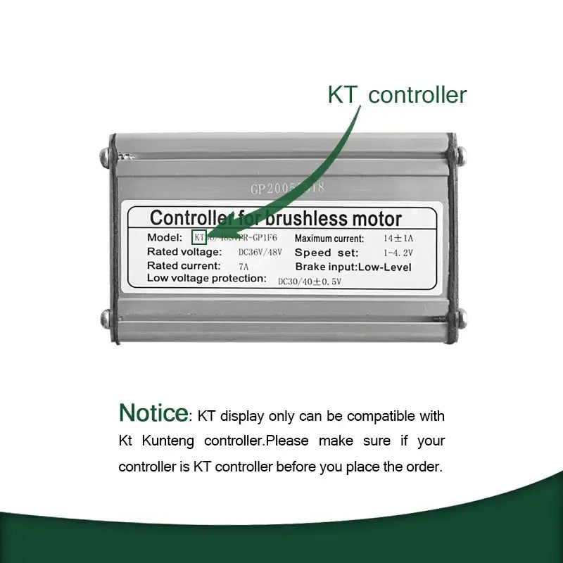 Waterproof Julet connector on KT series electric bike display cable