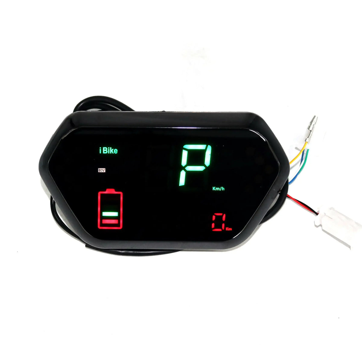 Waterproof electric bike battery indicator and speed meter unit