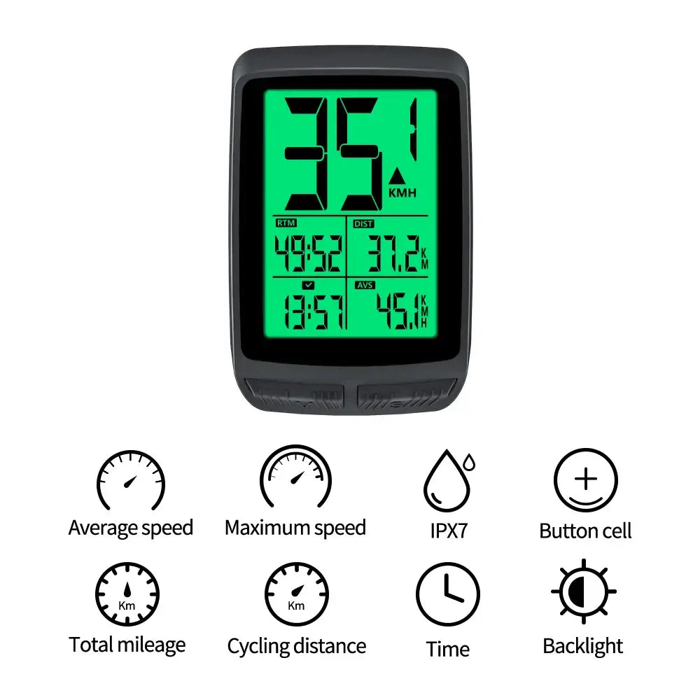 Waterproof wireless stopwatch mounted on bicycle handlebar stand