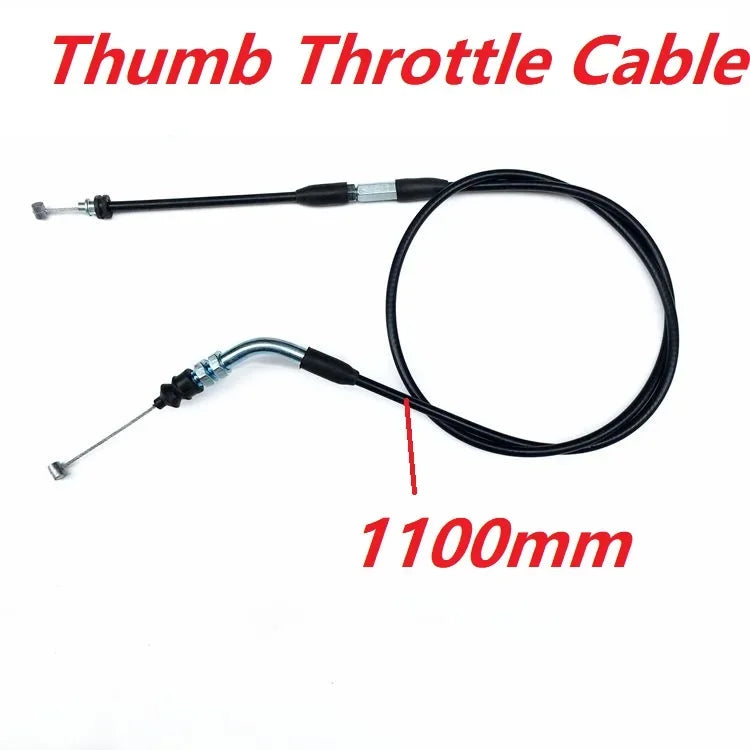 Wear resistant throttle cable for daily riding