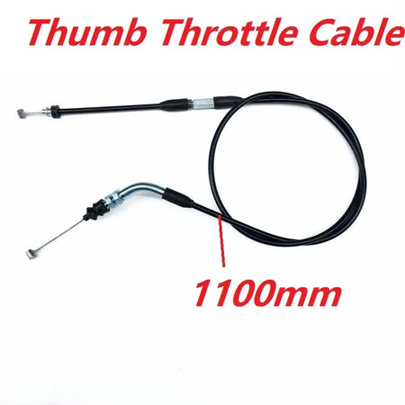 Wear resistant throttle cable for daily riding
