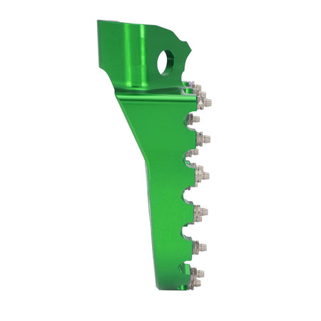 Wide anti slip platform foot pegs for motocross motorcycles