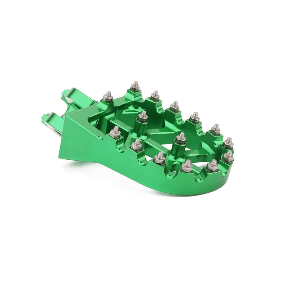 Wide platform motorcycle foot pegs for Kawasaki KX250F KX450F