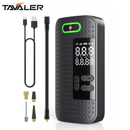 Wireless air pump for cars, bikes, and motorcycles
