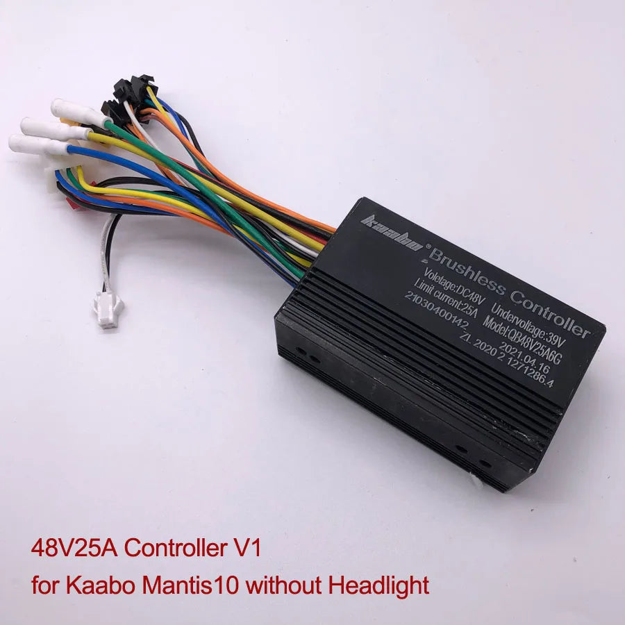Wiring Connectors of Kaabo Mantis 10 60V Controller for 18.2Ah Scooter
