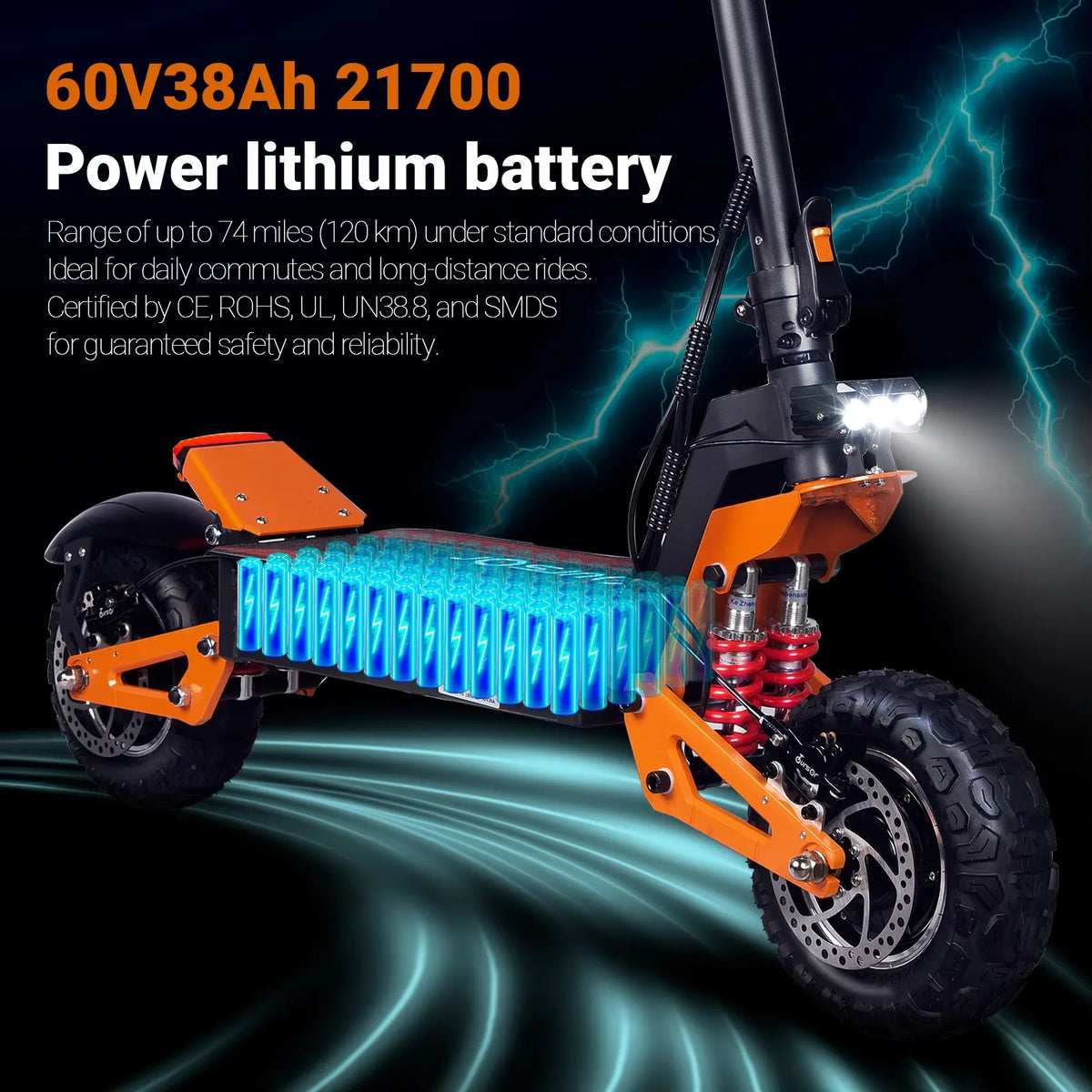 X5 Pro All-Terrain Electric Scooter on Trail