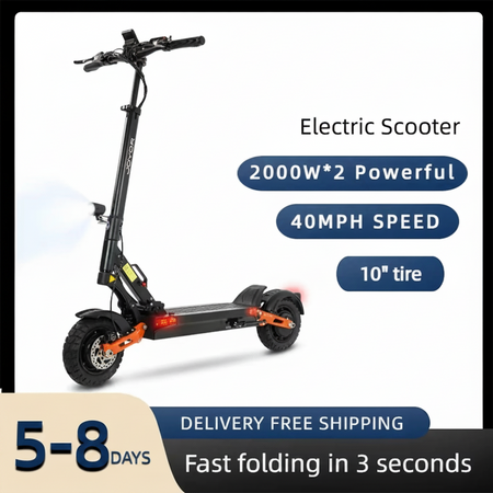 X5 Pro Dual Motor Electric Scooter Front View