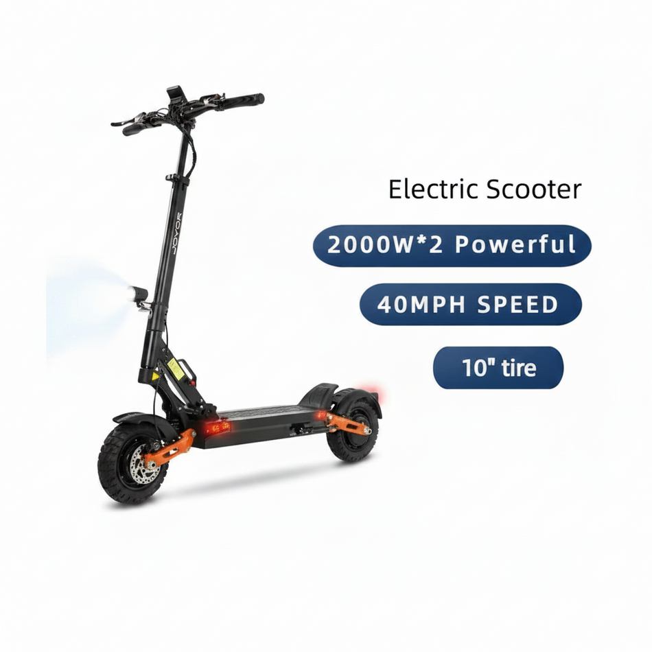 Dual Motor 4000W Adult Electric Scooter 60V Battery, 40 MPH, 50-Mile Range