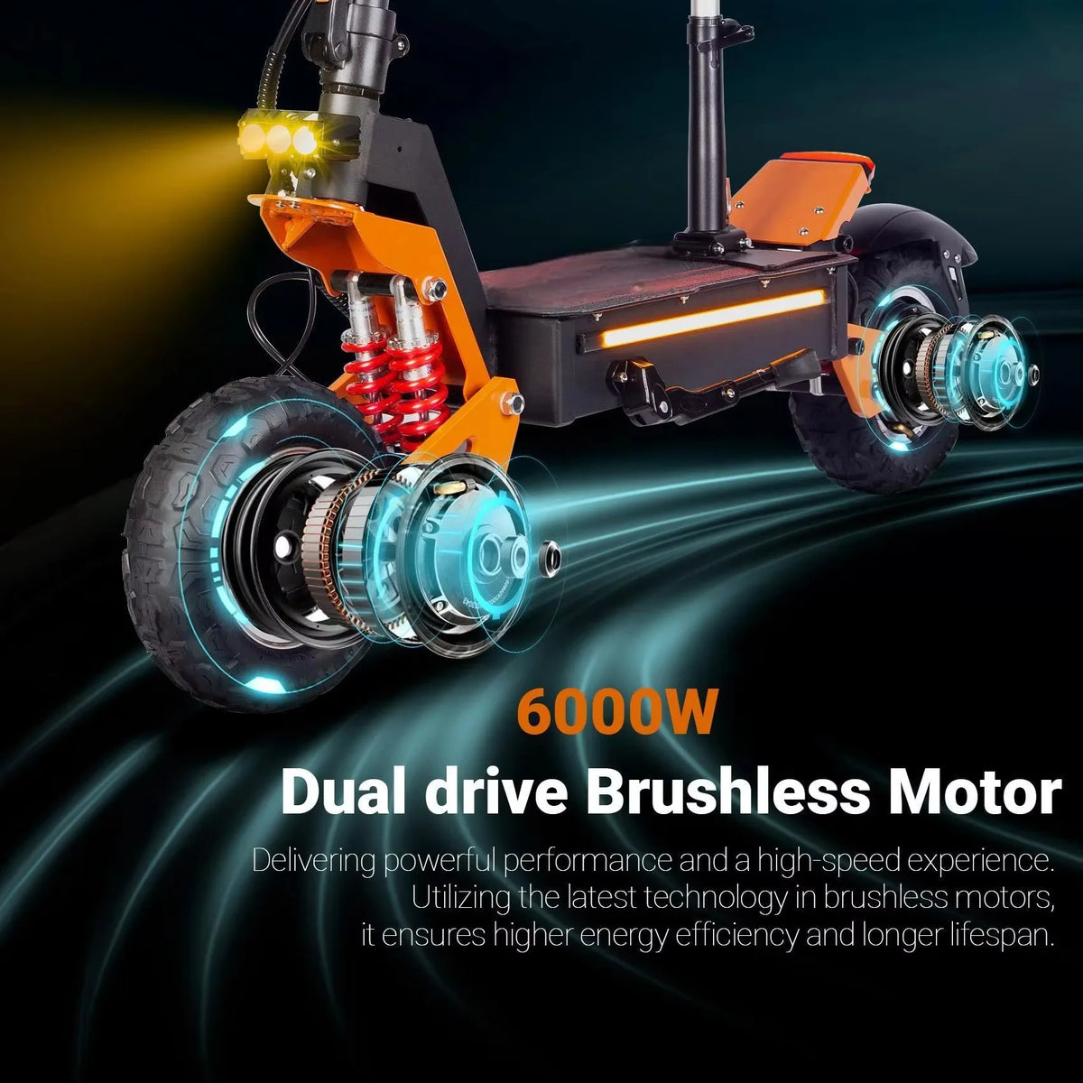 X5 Pro Off-Road Electric Scooter Front View