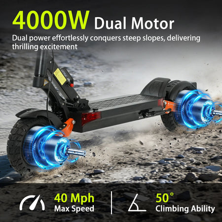 X5 Pro Off-Road Electric Scooter with Honeycomb Tires