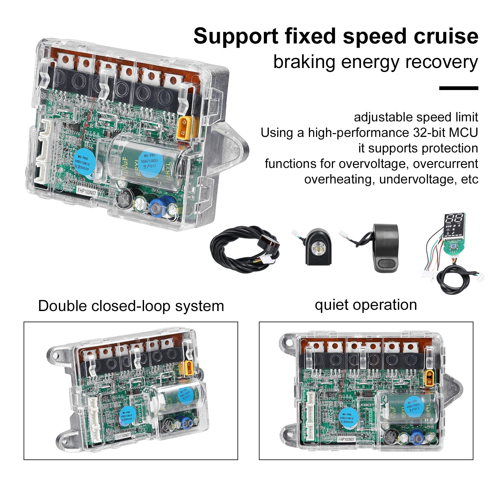Xiaomi M365 PRO controller board with display