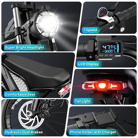 YVY K20 Lite e-bike loaded in the back of an SUV ready for a weekend trip