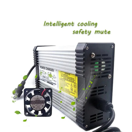 YZPOWER 100.8V 5A Fast Charger for Begode T4 Electric Unicycle Gotway Accessories with intelligent cooling and safety features.