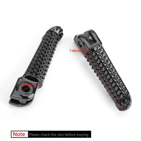 Yamaha R6 1999-2014 Front Rider Foot Pegs Aluminum Design