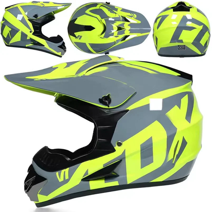 Youth helmet for dirt bike adventure rides