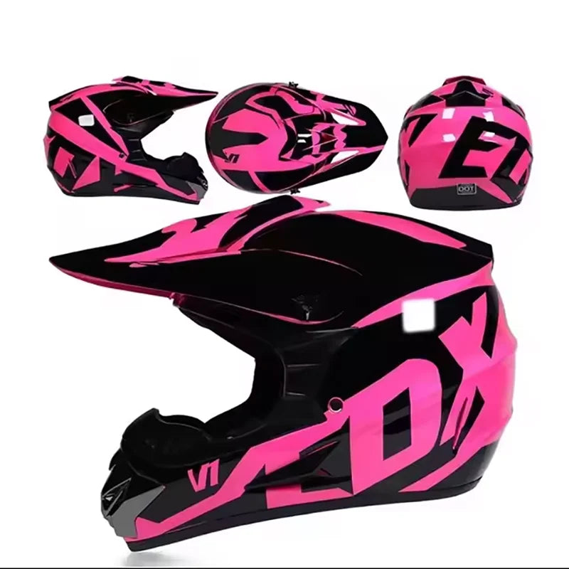 Youth helmet for karting downhill cross biking