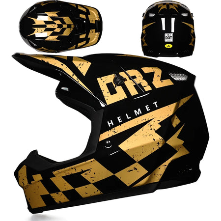 Youth motocross helmet with DOT certification