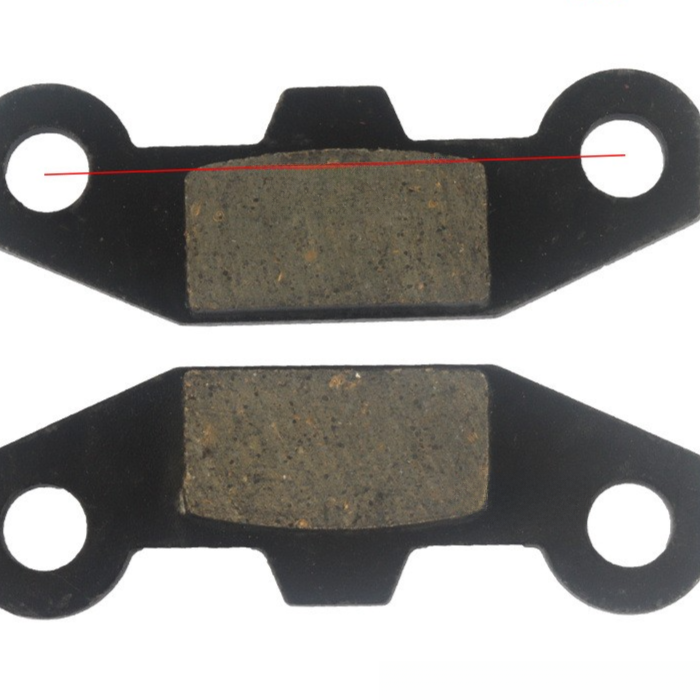 Heavy-Duty ATV & Off-Road Brake Pad Set - Universal Compatibility - Enhanced Safety Friction Pads