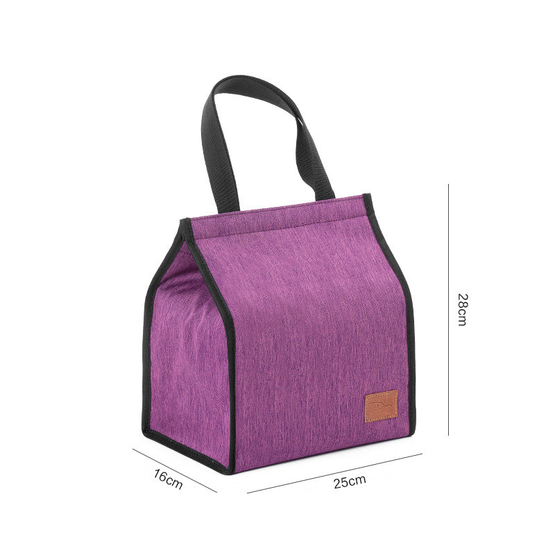 Portable Thermal Lunch Tote Durable Polyester Bag for Office & School