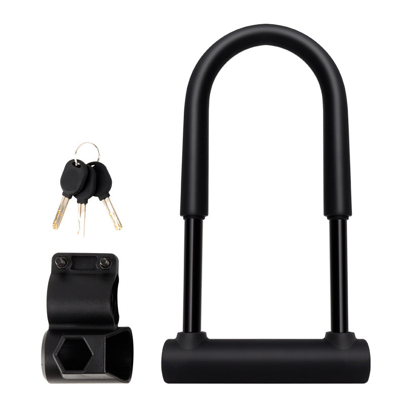 Anti Theft Bicycle Lock with Steel Cable and Heavy Duty Shackle