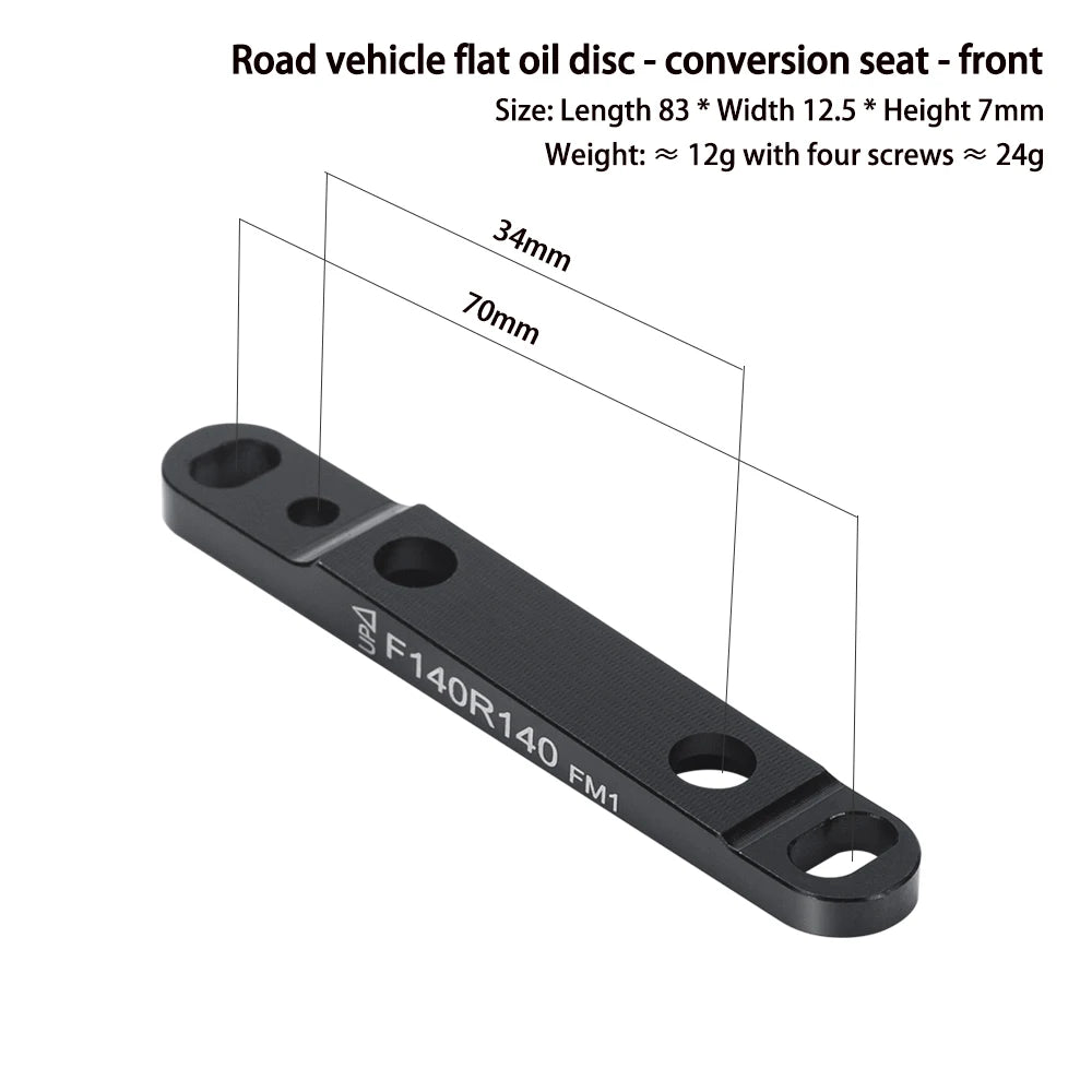   Flat Mount Disc Brake Adapter for Road Bikes