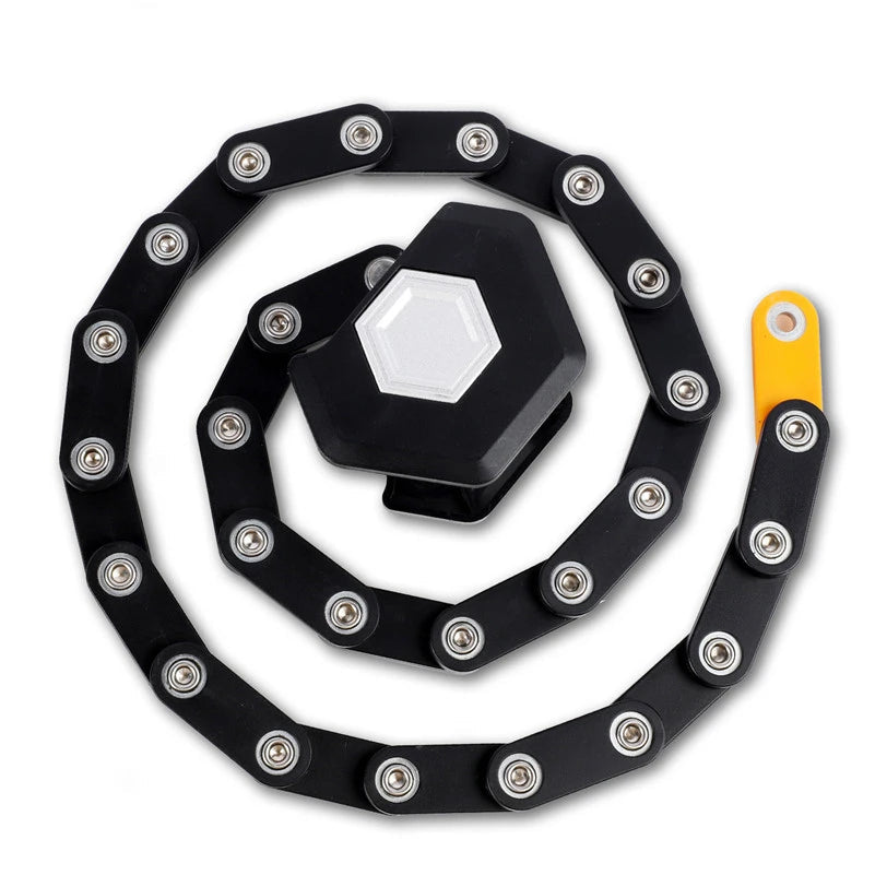 alloy steel foldable bike lock anti theft
