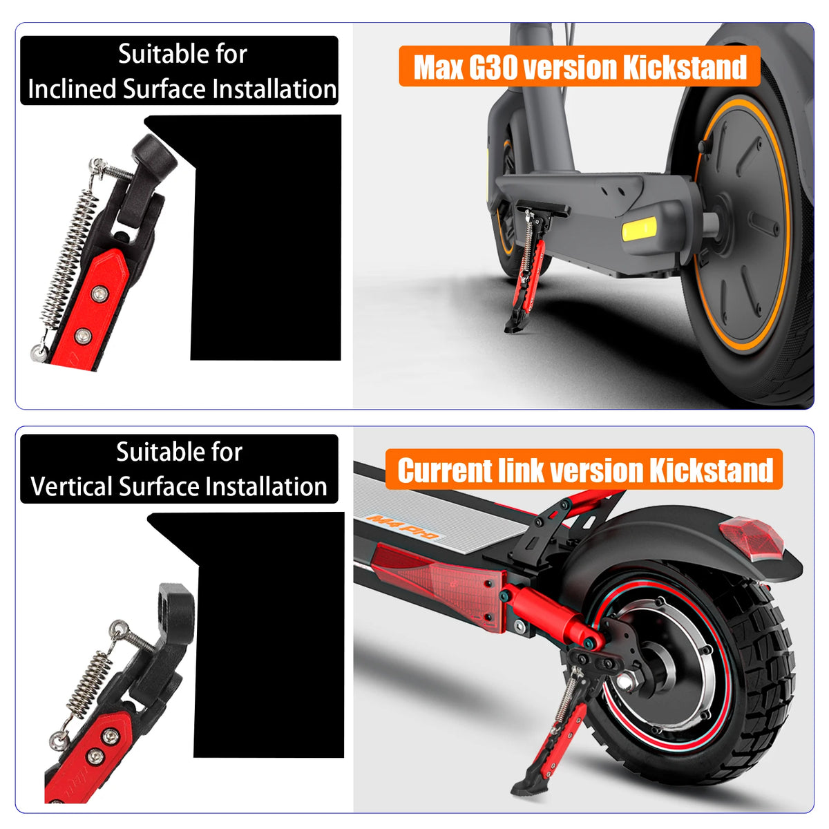 anti slip scooter kickstand stable support