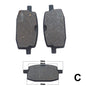 18-Type Hydraulic Brake Pads Set for Chinese Gas Bikes, Dirt Bikes, Taotao, Razor, T-Pro, Viper, Honda, Surron, Tektro, TRP & More C