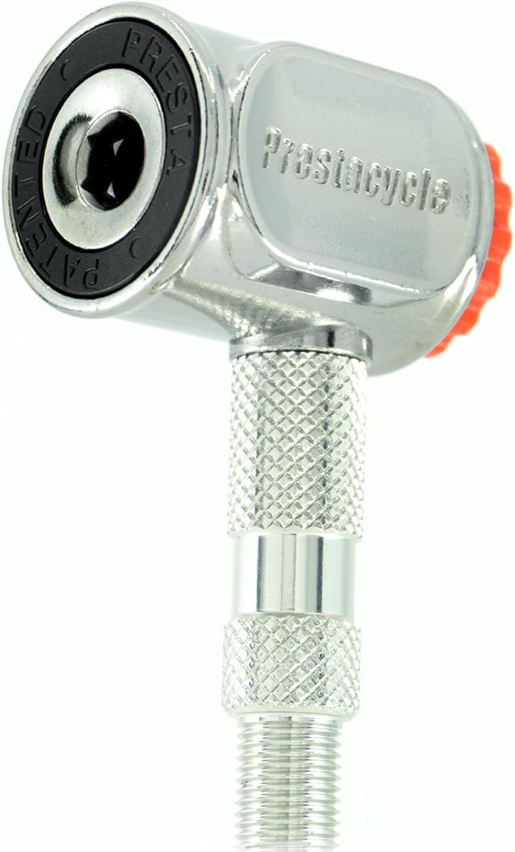 auto lock presta pump head for bicycle tire inflation
