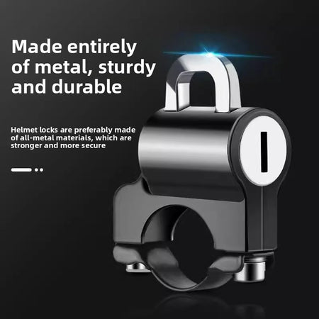 Motorcycle Helmet Lock Durable Anti Theft Protection Device