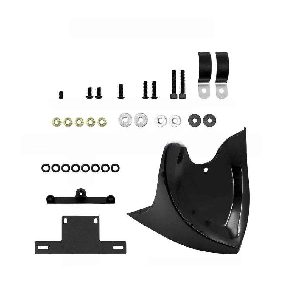 Harley Davidson Front Engine Guard & Chin Spoiler – Fits Softail, Dyna, Sportster 2004-2018