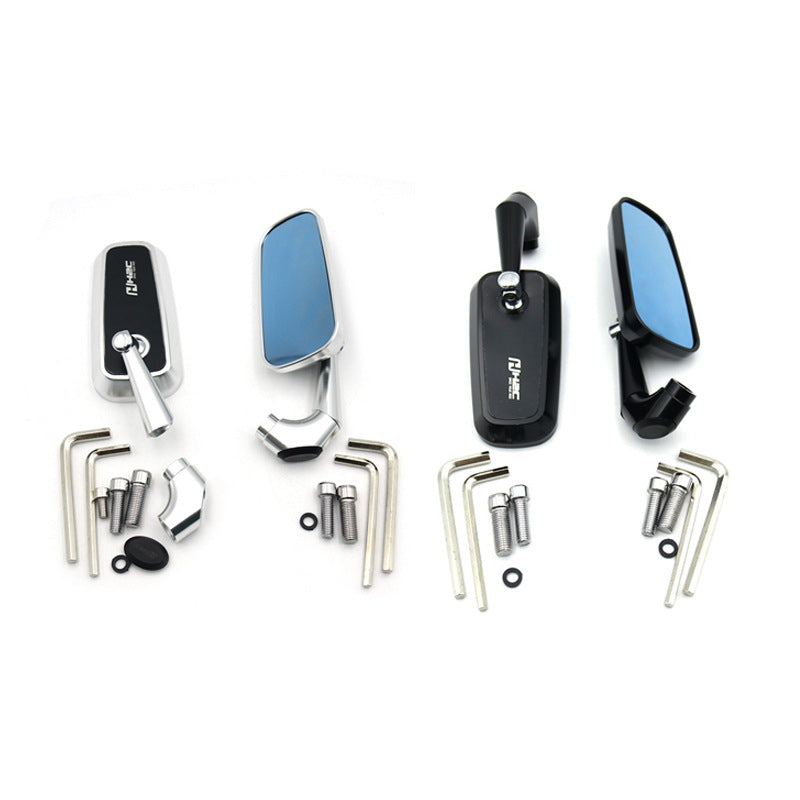UGNE Performance CNC-Machined Square Rearview Mirror (M8/M10 Compatibility)