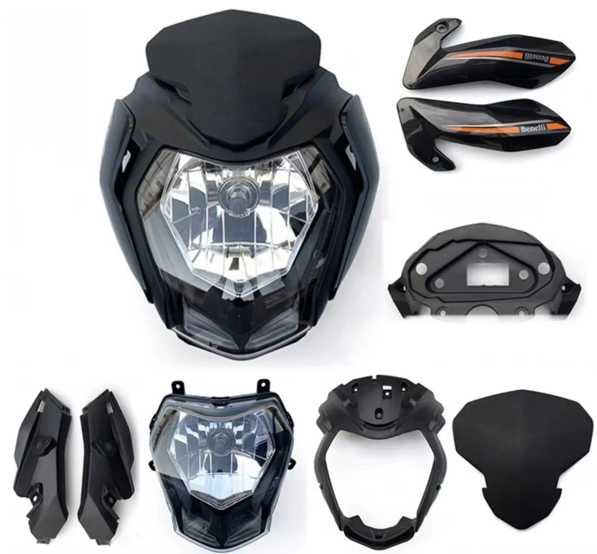 benelli tnt 150 front headlight guard cover