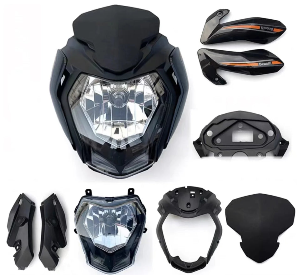 benelli tnt 150 headlight shroud decorative plate