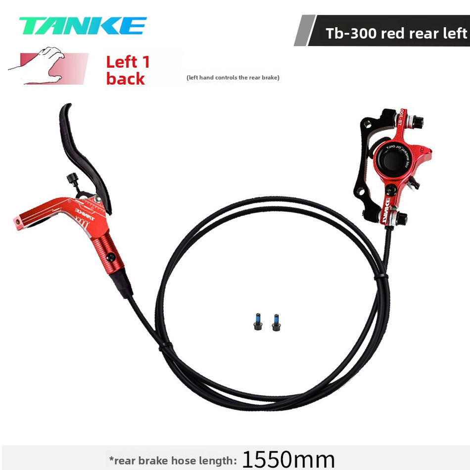 UGNE Aluminum Alloy Hydraulic Disc Brake Caliper Set | High-Performance Mountain & Road Bike Brake Kit | Universal Fit (Black, Red, Blue, Purple)