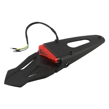   Universal Motorcycle Rear Fender Mudguard Brake Tail Light 12V