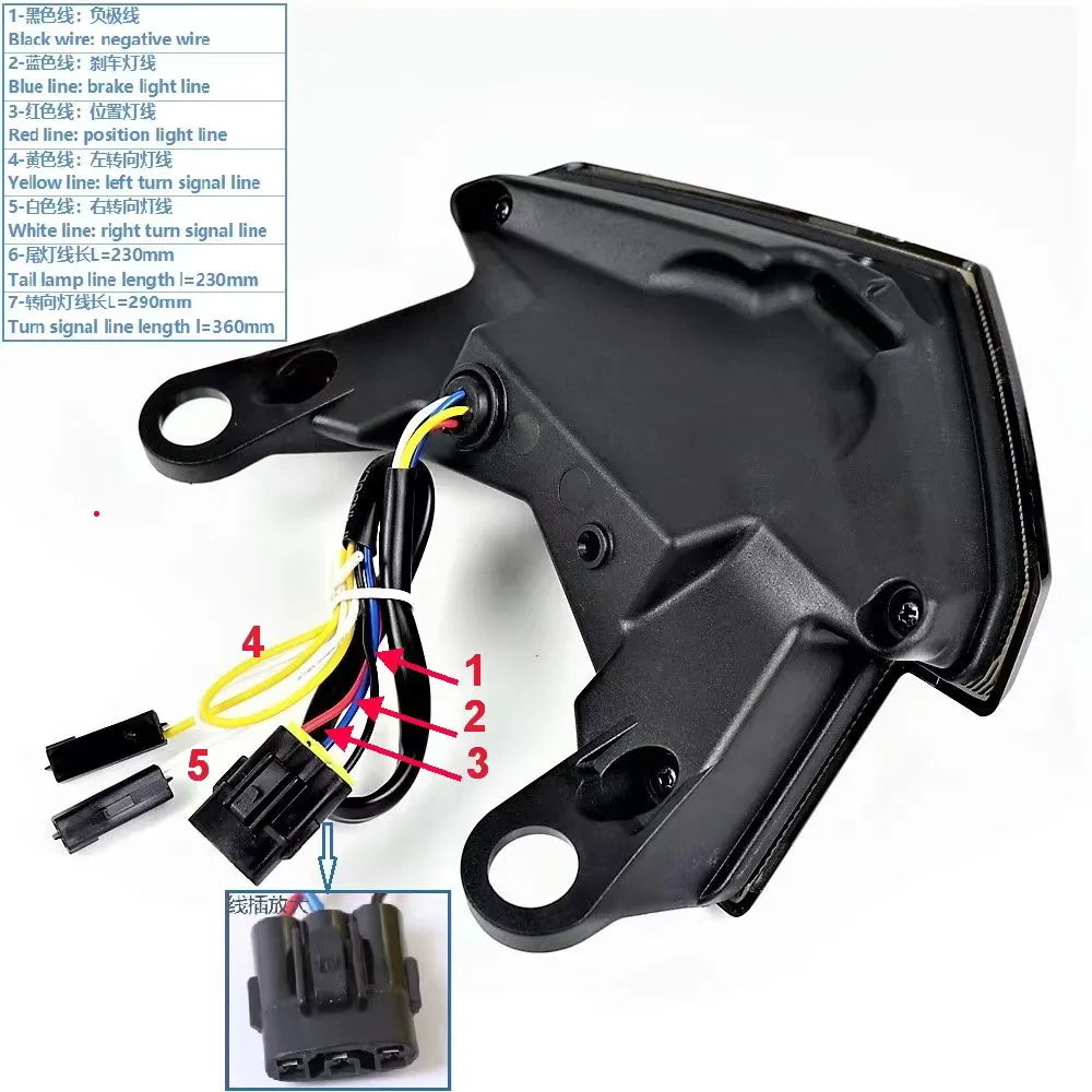   LED Brake Light Tail Lamp for Kawasaki Z125/Pro & Z800 ZX6R Ninja