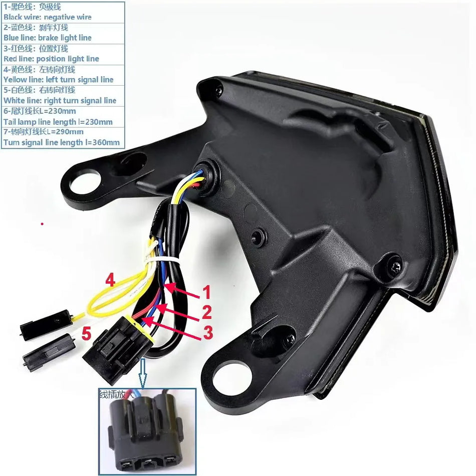   LED Brake Light Tail Lamp for Kawasaki Z125/Pro & Z800 ZX6R Ninja