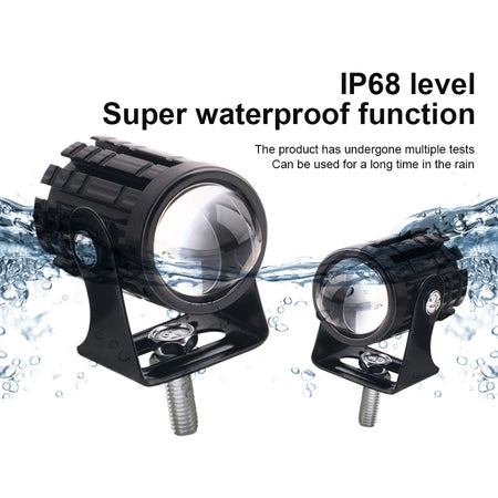   2pcs Motorcycle Headlights LED Lenses