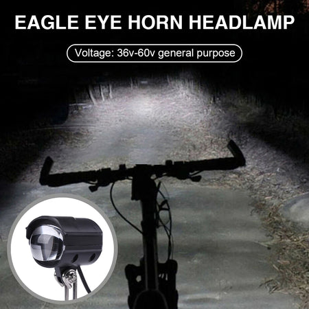   E-Bike Headlight 2 in 1 Waterproof Horn