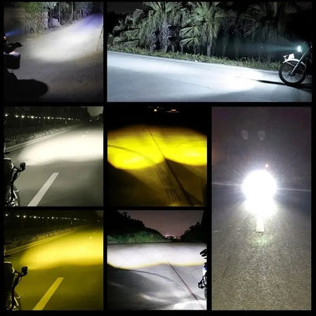   Universal Motorcycle LED Headlight Projector Lens