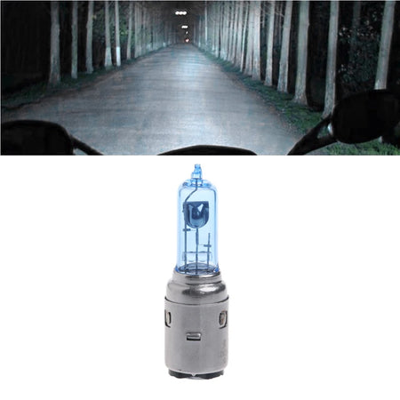   Motorcycle DC 12V 35W BA20D Headlight Bulb