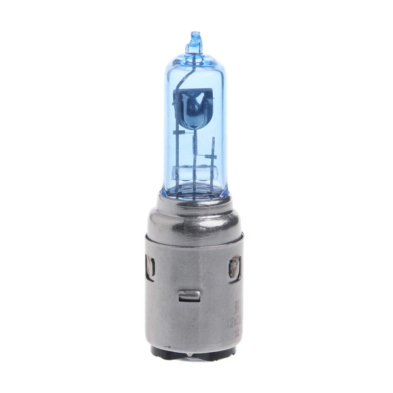   Motorcycle DC 12V 35W BA20D Headlight Bulb