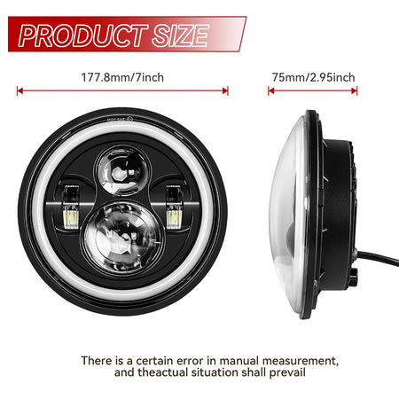   7-Inch LED Motorcycle Headlight