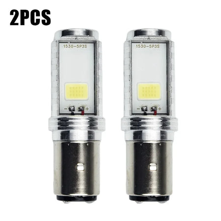   2pcs BA20D Headlight Bulb H6 Motorcycle LED Headlight Lamps