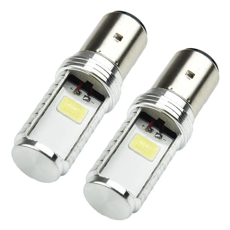   2pcs BA20D Headlight Bulb H6 Motorcycle LED Headlight Lamps